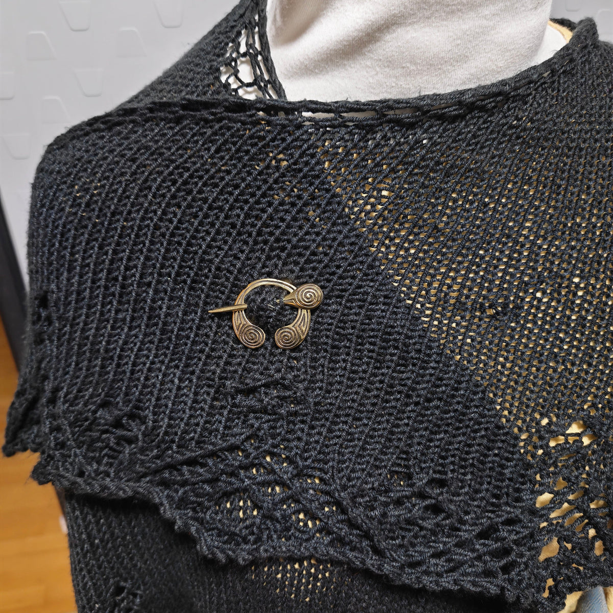 Keltische ringfibel aus bronze - penannular
