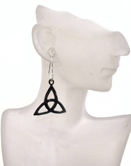 Keltische triquetra ohrringe - 925er silber