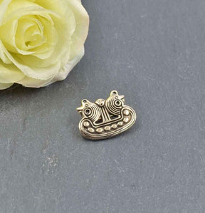 Kleine Wikingerschiff Brosche