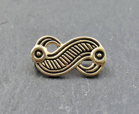 Merowinger s-fibel - 6. Jh. - bronze - brosche