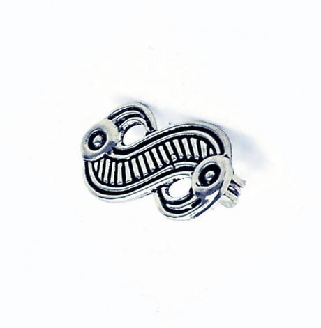 Merowinger s-fibel - 6. Jh. - silber - brosche