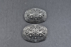 Wikinger Schildkrötfibel Set Typ P51 versilbert