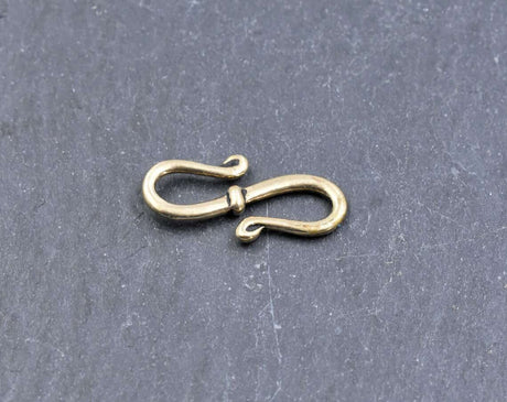 Schmuckhaken für ketten - bronze und versilbert - l - größe ca. 25 x 1.2 cm
