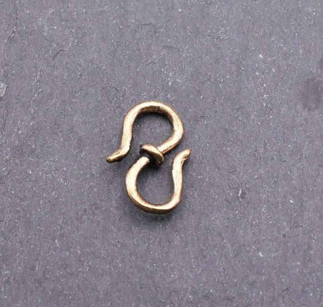Schmuckhaken für ketten - bronze und versilbert - s - größe ca. 1.5 x 1.2 cm