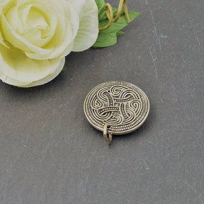 Gotland Fibel mit Ring aus der Vendel Zeit aus Bronze